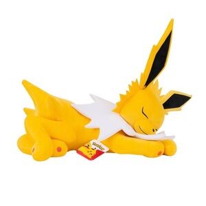 Pokemon Jolteon Sleeping Plush 18-Inch Premium Plush in Sleeping Pose New Gift